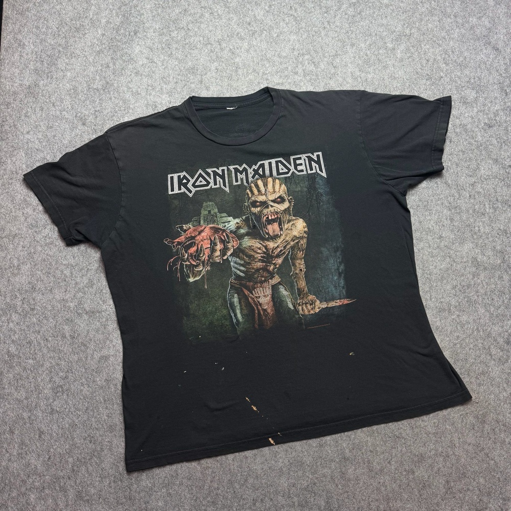 Iron Maiden Book Of Souls Shirt Mens XL Black North America Tour Tee Music